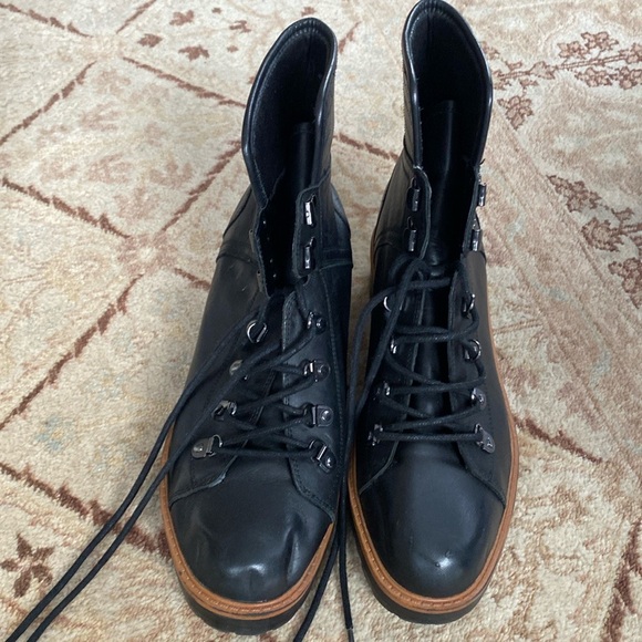 Marc Fisher Iston Combat Boots Women's Size 9 - Picture 2 of 6